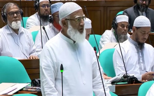 সংসদ দুই চাকার যান, একটা টায়ার ফুটো করলে গাড়ি চলবে না: জামায়াত আমির